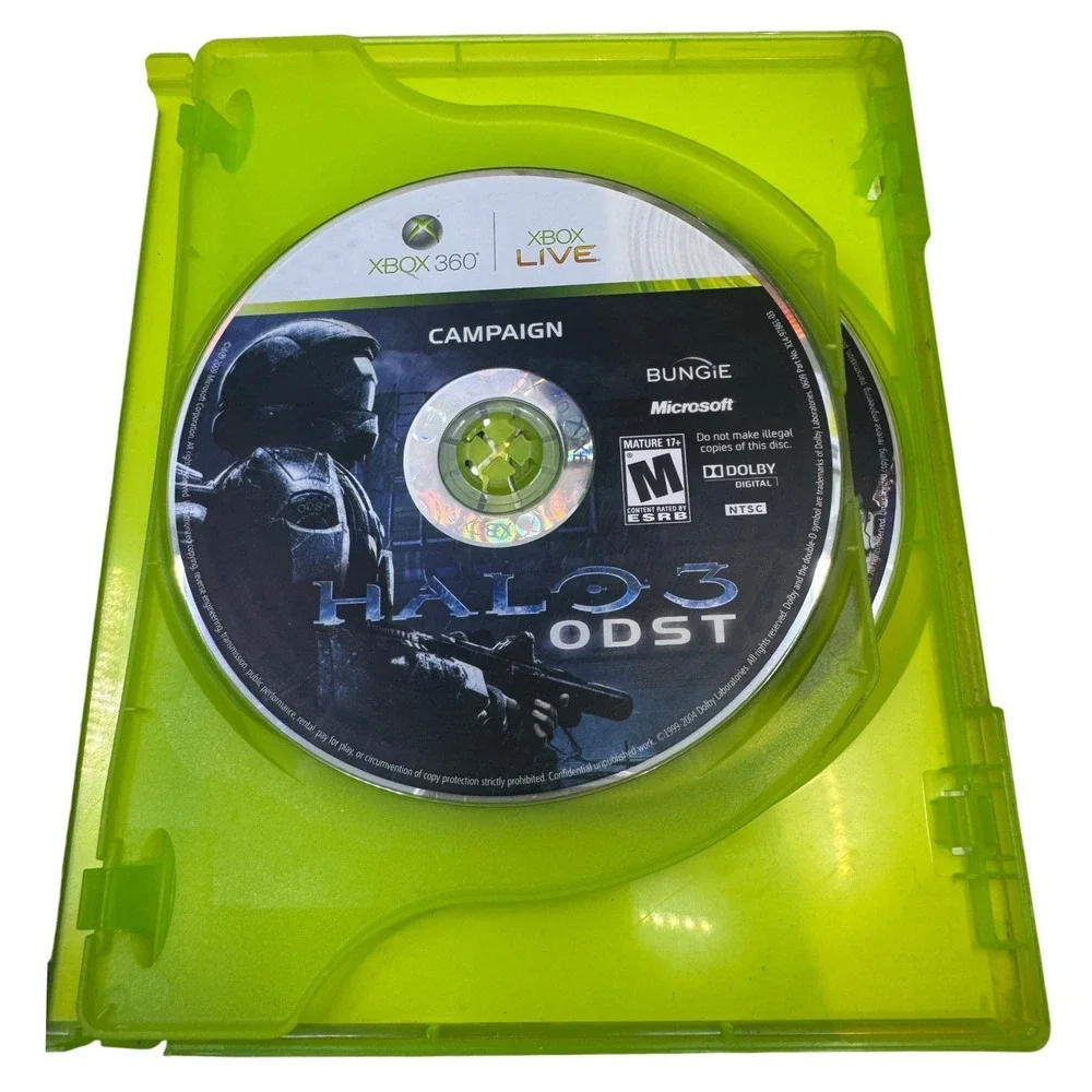 Halo 3 ODST Xbox 360 Video Game 2-Disc Set Microsoft Bungie 2009